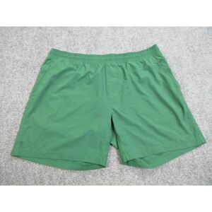Rhone Shorts Mens 2XL XXL Green Athletic Lightweight Drawstring Stretch‎ 38X18